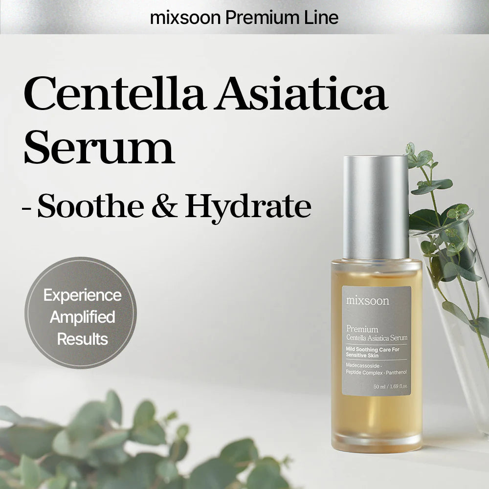 Premium Centella Asiatica Serum (50 ml) – Sérum Calmante e Hidratante