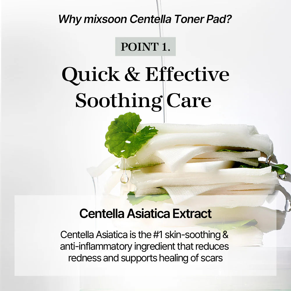 Centella Toner Pad (120 Pads) – Almohadillas Calmantes e Hidratantes