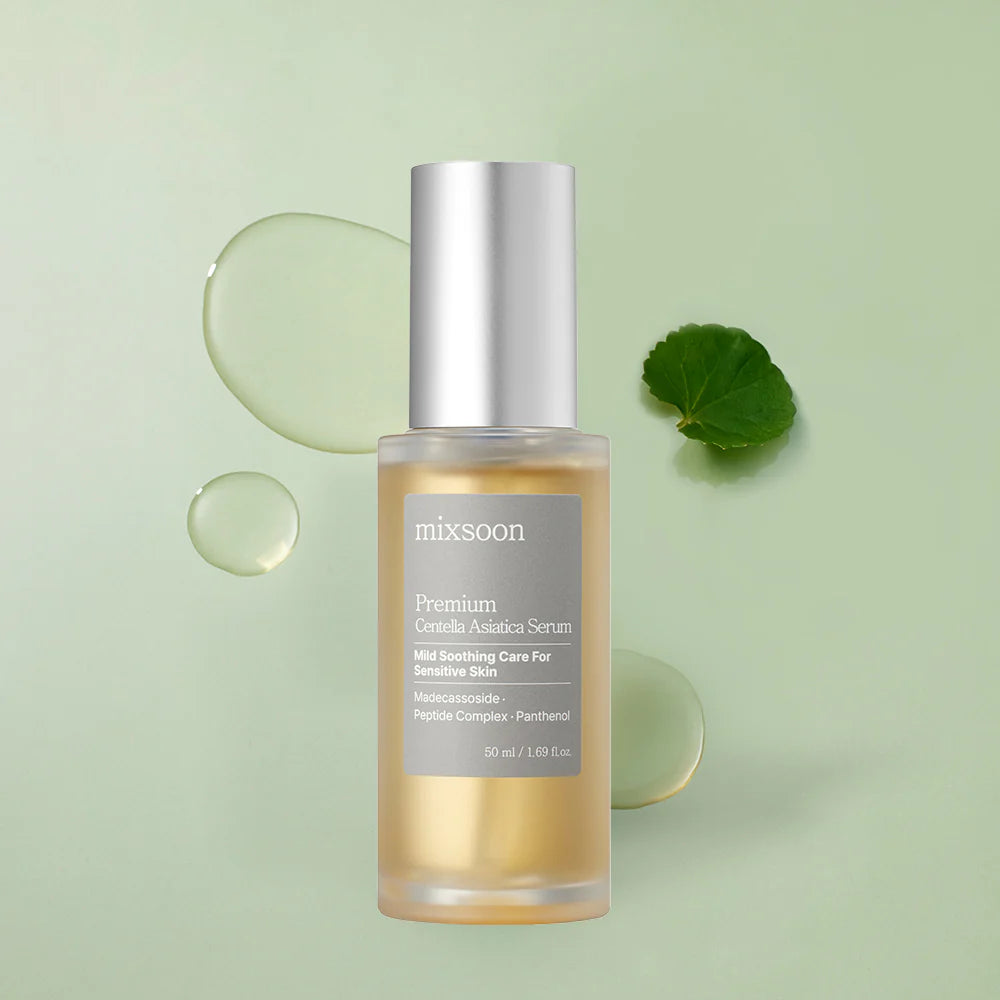 Premium Centella Asiatica Serum (50 ml) – Sérum Calmante e Hidratante