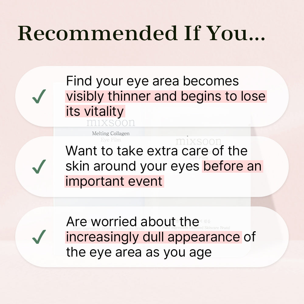 Melting Collagen Eye Film (5 pares) – Parches Reafirmantes de Colágeno